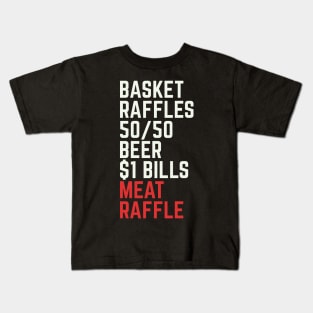 Meat Raffle Buffalo Meat Raffles WNY Minnesota Kids T-Shirt